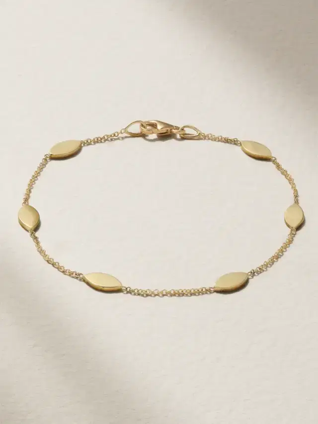 Jennifer Meyer Marquise By-the-inch 18-karat Gold Bracelet