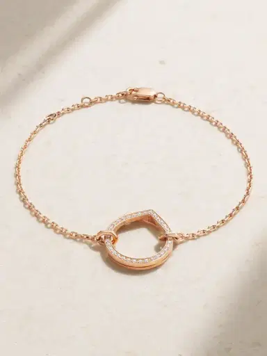 Repossi Antifer 18-karat Rose Gold Diamond Bracelet | Thumbnail 1 Repossi Antifer 18-karat Rose Gold Diamond Bracelet | Thumbnail 1