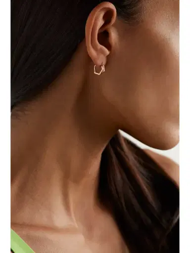 Repossi 18-karat Rose Gold Single Hoop Earring | Thumbnail 2 Repossi 18-karat Rose Gold Single Hoop Earring | Thumbnail 2