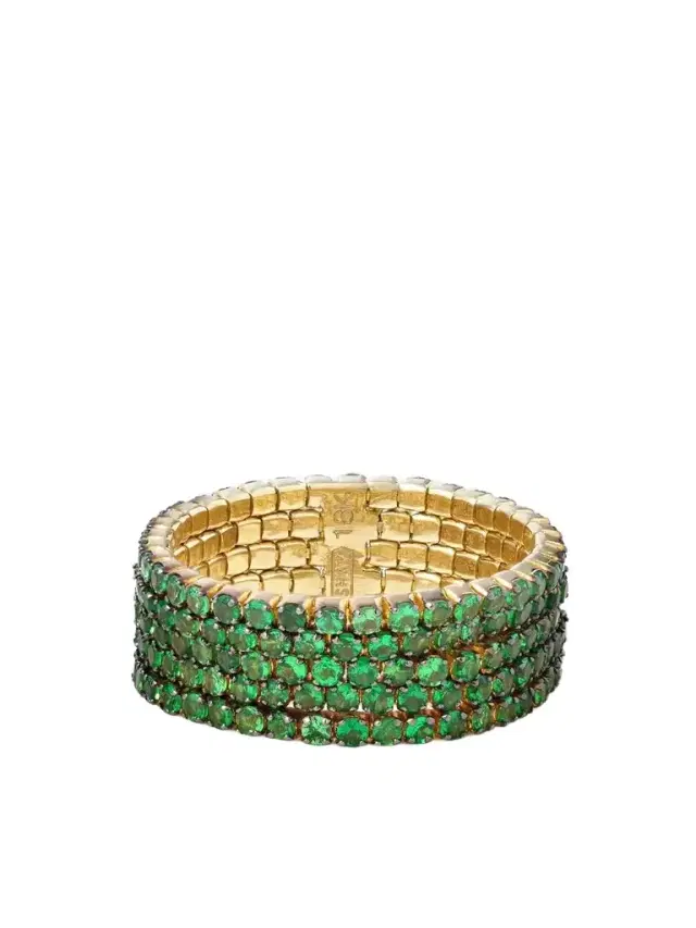 SHAY 18-karat Gold Garnet Ring