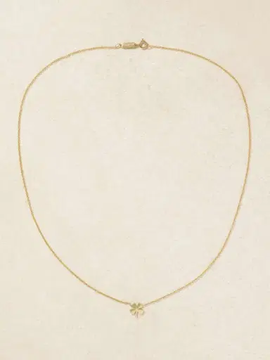 Jennifer Meyer Mini Clover 18-karat Gold Necklace | Thumbnail 4 Jennifer Meyer Mini Clover 18-karat Gold Necklace | Thumbnail 4