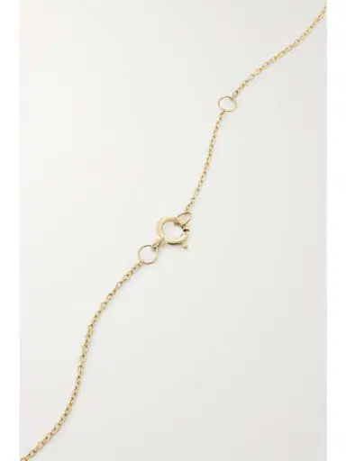 L’Atelier Nawbar Spiral Eye 18-karat Gold, Enamel And Diamond Necklace | Thumbnail 3