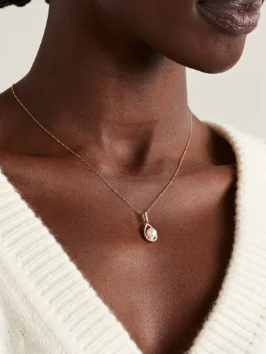 Mateo 14-karat Gold, Pearl And Diamond Necklace | Thumbnail 2 Mateo 14-karat Gold, Pearl And Diamond Necklace | Thumbnail 2