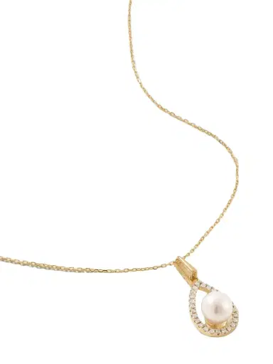 Mateo 14-karat Gold, Pearl And Diamond Necklace | Thumbnail 1 Mateo 14-karat Gold, Pearl And Diamond Necklace | Thumbnail 1