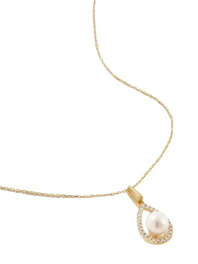 Mateo 14-karat Gold, Pearl And Diamond Necklace