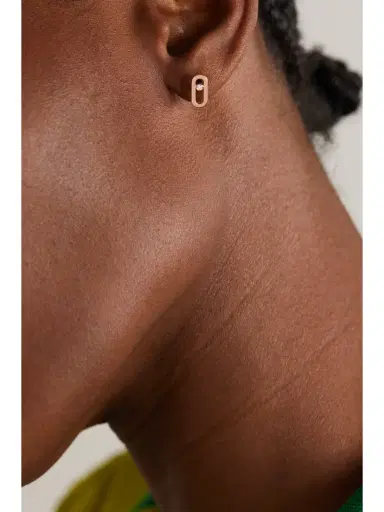 Messika Move Uno 18-karat Rose Gold Diamond Earrings | Thumbnail 2 Messika Move Uno 18-karat Rose Gold Diamond Earrings | Thumbnail 2