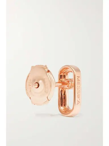 Messika Move Uno 18-karat Rose Gold Diamond Earrings | Thumbnail 4 Messika Move Uno 18-karat Rose Gold Diamond Earrings | Thumbnail 4