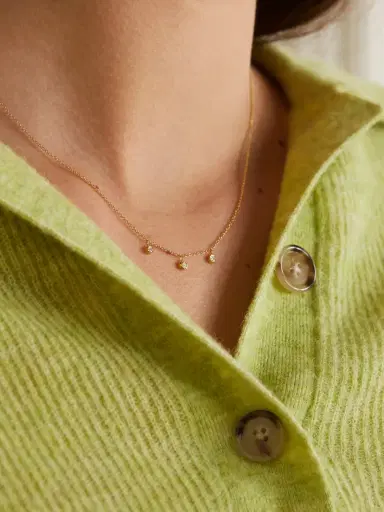 Jennifer Meyer 18-karat Gold Diamond Necklace | Thumbnail 2 Jennifer Meyer 18-karat Gold Diamond Necklace | Thumbnail 2