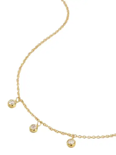 Jennifer Meyer 18-karat Gold Diamond Necklace | Thumbnail 1 Jennifer Meyer 18-karat Gold Diamond Necklace | Thumbnail 1