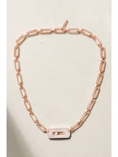 Messika My Move King 18-karat Rose Gold Diamond Necklace | Thumbnail 4