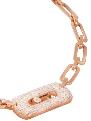 Messika My Move King 18-karat Rose Gold Diamond Necklace | Thumbnail 1