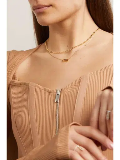 Messika D-vibes 18-karat Gold Diamond Necklace | Thumbnail 5