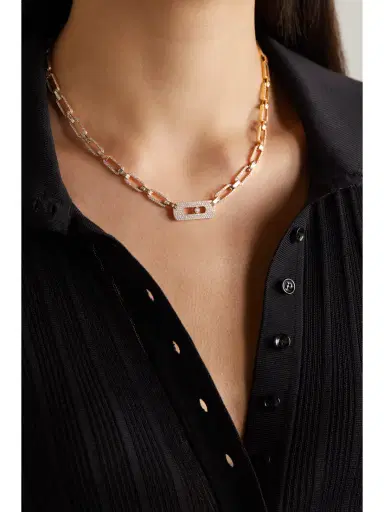 Messika My Move 18-karat Gold Diamond Necklace | Thumbnail 2 Messika My Move 18-karat Gold Diamond Necklace | Thumbnail 2