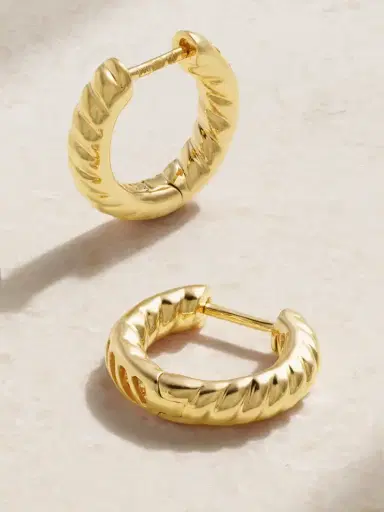 Anita Ko Zoe 18-karat Gold Hoop Earrings | Thumbnail 1 Anita Ko Zoe 18-karat Gold Hoop Earrings | Thumbnail 1