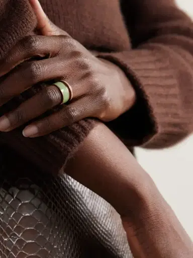 Repossi Berbere Chromatic 18-karat Rose Gold, Enamel And Diamond Ring | Thumbnail 3