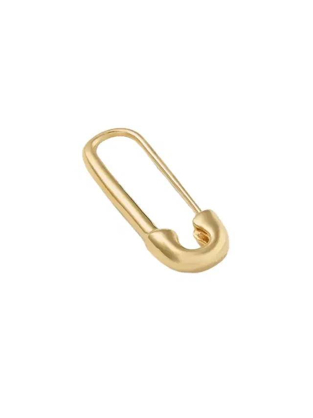 Anita Ko Safety Pin 18-karat Gold Single Earring