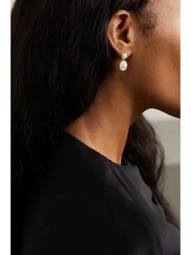 Sophie Bille Brahe Deux Jeanne 14-karat Recycled Gold Pearl Single Earring | Thumbnail 4 Sophie Bille Brahe Deux Jeanne 14-karat Recycled Gold Pearl Single Earring | Thumbnail 4