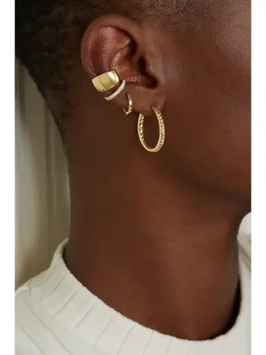 Anita Ko Zoe 18-karat Gold Hoop Earrings | Thumbnail 2
