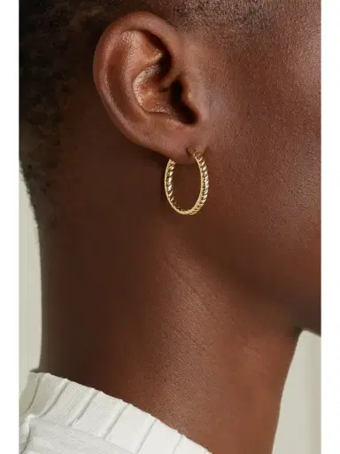 Anita Ko Zoe 18-karat Gold Hoop Earrings | Thumbnail 4