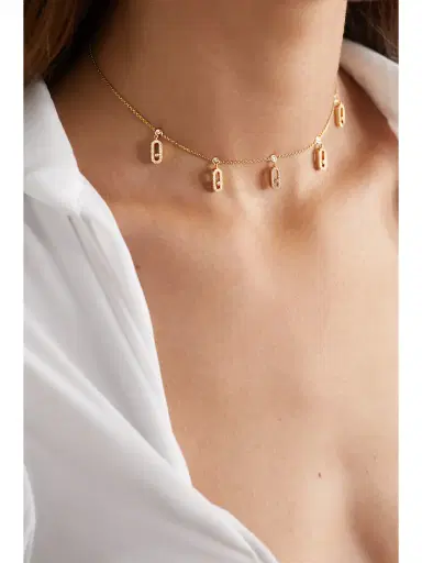 Messika Move Uno Tassel 18-karat Gold Diamond Necklace | Thumbnail 2 Messika Move Uno Tassel 18-karat Gold Diamond Necklace | Thumbnail 2