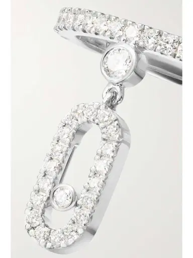 Messika Move Uno Tassel 18-karat White Gold Diamond Ring | Thumbnail 5 Messika Move Uno Tassel 18-karat White Gold Diamond Ring | Thumbnail 5