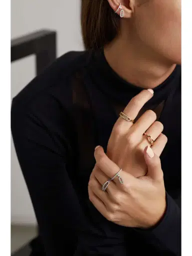 Messika Move Uno Tassel 18-karat White Gold Diamond Ring | Thumbnail 7 Messika Move Uno Tassel 18-karat White Gold Diamond Ring | Thumbnail 7