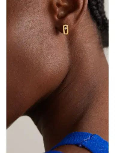 Messika Move Uno 18-karat Gold Diamond Earrings | Thumbnail 2