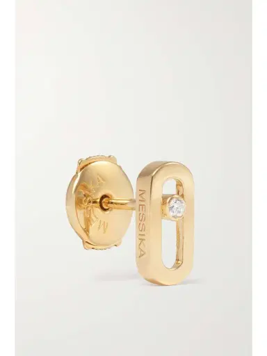 Messika Move Uno 18-karat Gold Diamond Earrings | Thumbnail 3