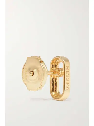 Messika Move Uno 18-karat Gold Diamond Earrings | Thumbnail 4