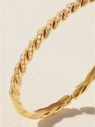 David Yurman Pavéflex 18-karat Gold Diamond Bracelet | Thumbnail 3 David Yurman Pavéflex 18-karat Gold Diamond Bracelet | Thumbnail 3