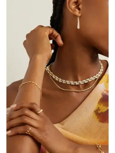 Jennifer Meyer Dome Drop 18-karat Gold Diamond Earrings | Thumbnail 4 Jennifer Meyer Dome Drop 18-karat Gold Diamond Earrings | Thumbnail 4