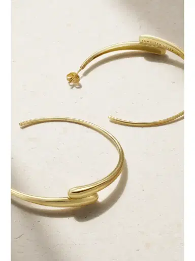 Jennifer Meyer Double Dome Medium 18-karat Gold Hoop Earrings | Thumbnail 3 Jennifer Meyer Double Dome Medium 18-karat Gold Hoop Earrings | Thumbnail 3