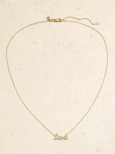 Sydney Evan Love 14-karat Gold Diamond Necklace | Thumbnail 4 Sydney Evan Love 14-karat Gold Diamond Necklace | Thumbnail 4