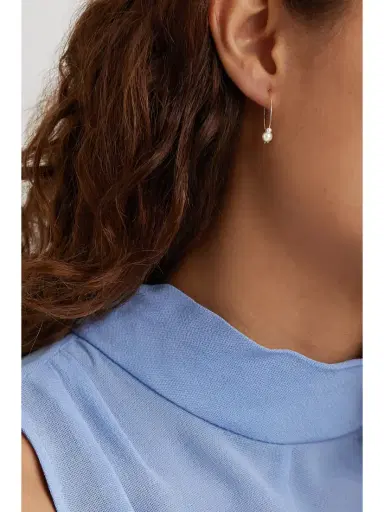 Mizuki Small 14-karat Gold Pearl Earrings | Thumbnail 2