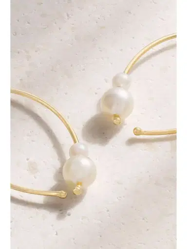 Mizuki Small 14-karat Gold Pearl Earrings | Thumbnail 3