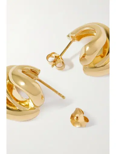 Completedworks + Net Sustain Dollop Recycled Gold Vermeil Hoop Earrings | Thumbnail 3 Completedworks + Net Sustain Dollop Recycled Gold Vermeil Hoop Earrings | Thumbnail 3