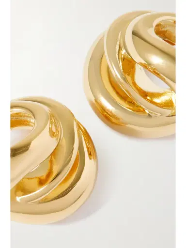 Completedworks + Net Sustain Dollop Recycled Gold Vermeil Hoop Earrings | Thumbnail 4 Completedworks + Net Sustain Dollop Recycled Gold Vermeil Hoop Earrings | Thumbnail 4