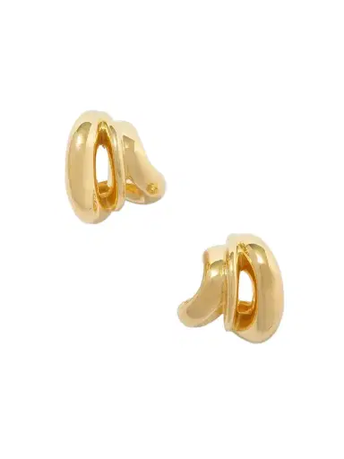 Completedworks + Net Sustain Dollop Recycled Gold Vermeil Hoop Earrings | Thumbnail 1 Completedworks + Net Sustain Dollop Recycled Gold Vermeil Hoop Earrings | Thumbnail 1