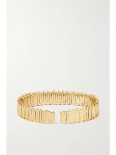 Suzanne Kalan 18-karat Gold Diamond Bracelet | Thumbnail 3