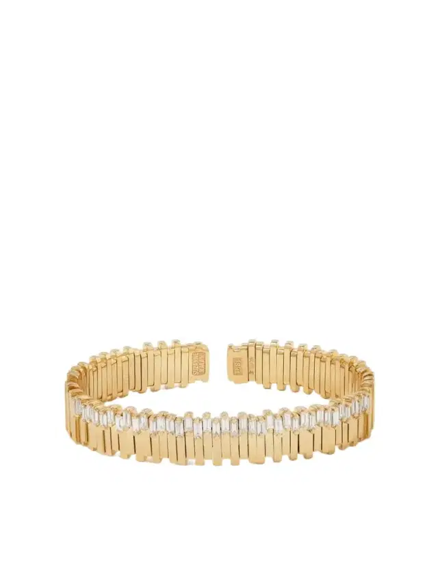 Suzanne Kalan 18-karat Gold Diamond Bracelet