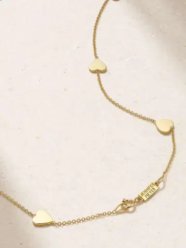 Jennifer Meyer Heart-by-the-inch 18-karat Gold Necklace | Thumbnail 3 Jennifer Meyer Heart-by-the-inch 18-karat Gold Necklace | Thumbnail 3