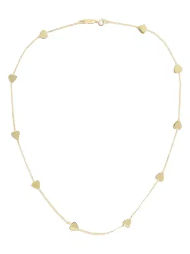 Jennifer Meyer Heart-by-the-inch 18-karat Gold Necklace | Thumbnail 1 Jennifer Meyer Heart-by-the-inch 18-karat Gold Necklace | Thumbnail 1