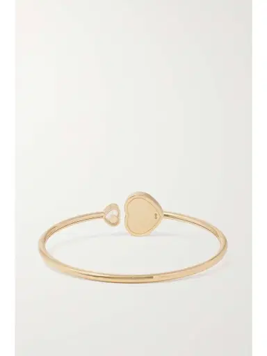 Chopard Happy Hearts 18-karat Gold Diamond Cuff | Thumbnail 3