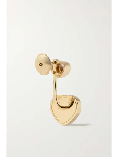 Chopard Happy Hearts 18-karat Gold Diamond Earrings | Thumbnail 3