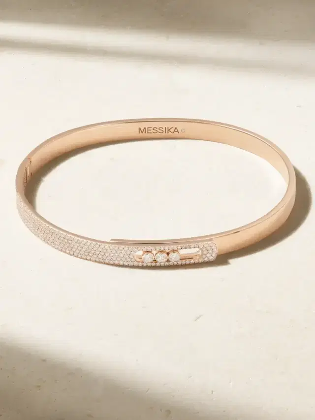 Messika ove Noa 18-karat Rose Gold Diamond Bracelet