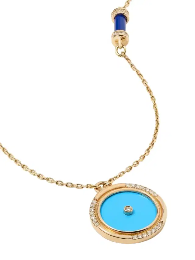 Amulets Of Light 18-karat Gold Multi-stone Necklace