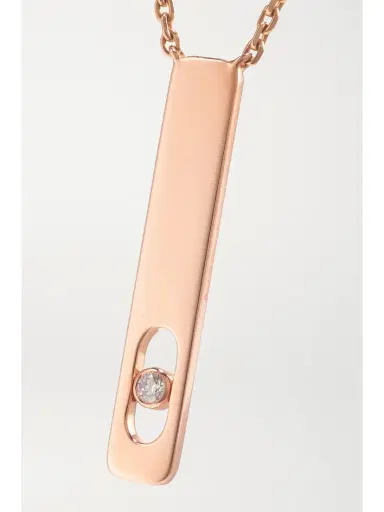 Messika My First Diamond 18-karat Rose Gold Diamond Necklace | Thumbnail 4 Messika My First Diamond 18-karat Rose Gold Diamond Necklace | Thumbnail 4
