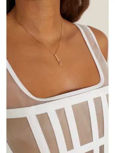 Messika My First Diamond 18-karat Rose Gold Diamond Necklace | Thumbnail 5 Messika My First Diamond 18-karat Rose Gold Diamond Necklace | Thumbnail 5