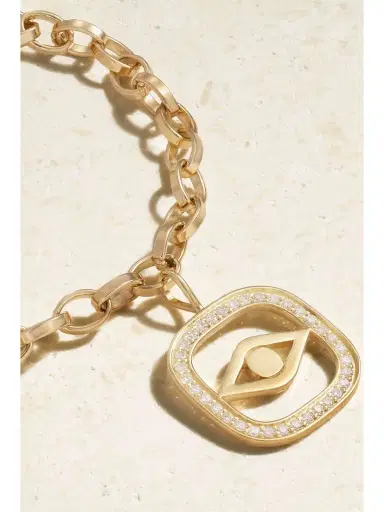 Sydney Evan 14-karat Gold Diamond Bracelet | Thumbnail 4