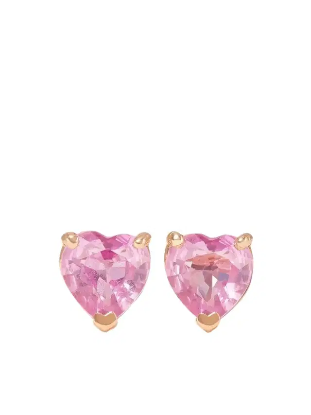 18-karat Rose Gold Sapphire Earrings